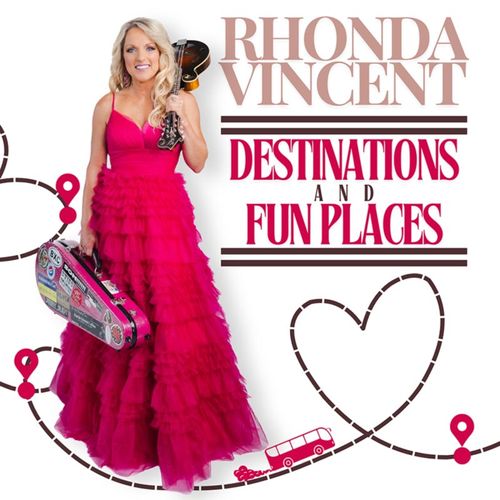 Rhonda Vencent, 'Destinations and Fun Places' album cover art